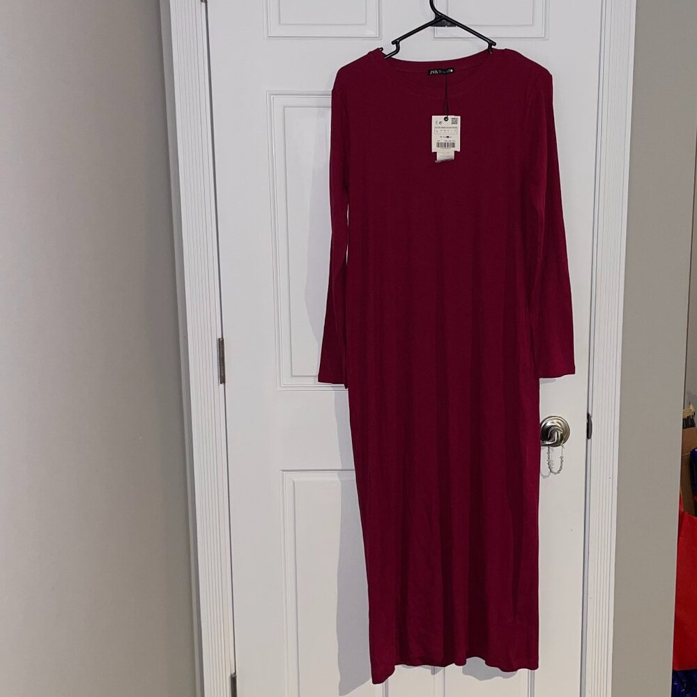 Brand New Tags On - Zara Red Sweater Dress - L
